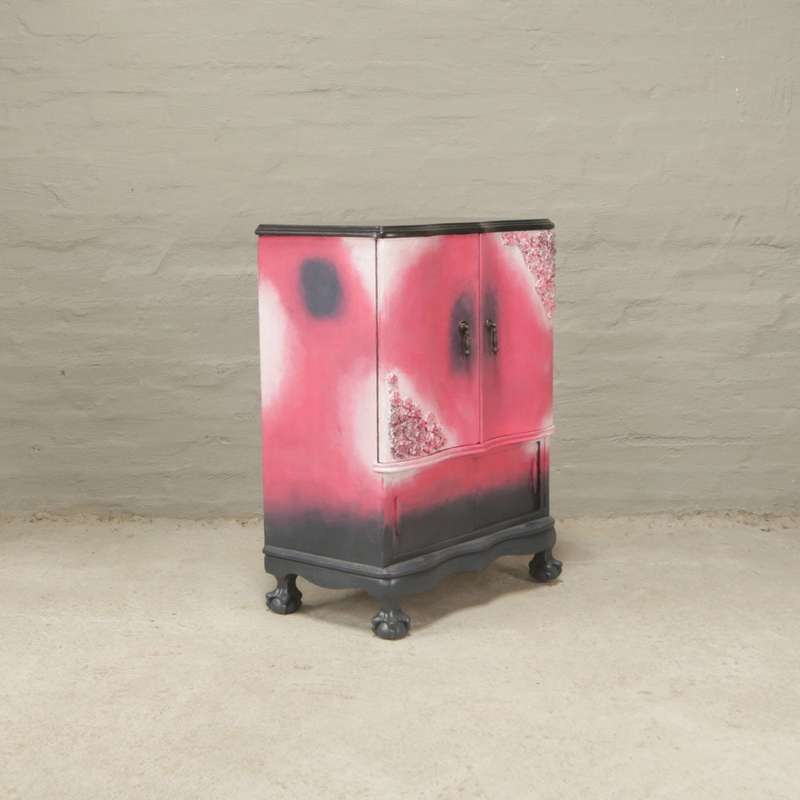 Display Imbuia Cabinet