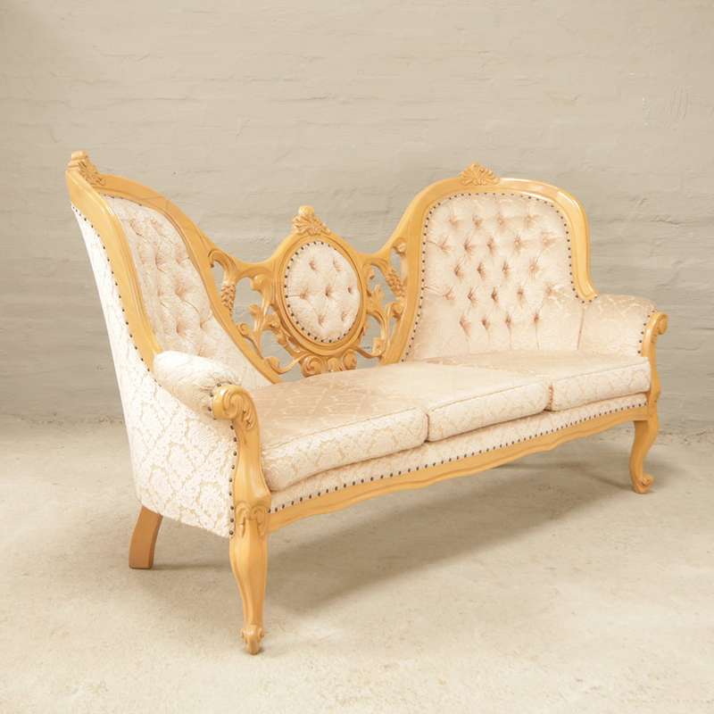 Victorian 3 seater in Beechwood