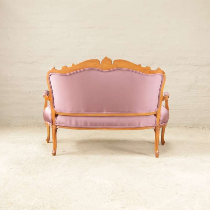 French Walnut Settee