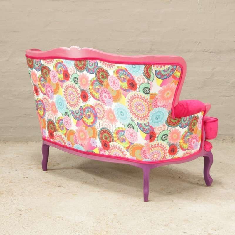 Carved Ombre Victorian Sofa