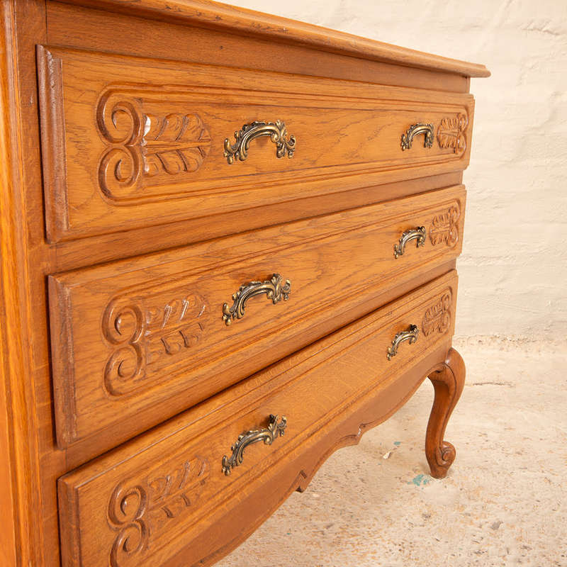 Belgian Oak Commode