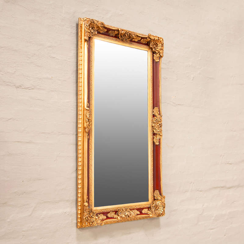 Gold and brown framed Mirror