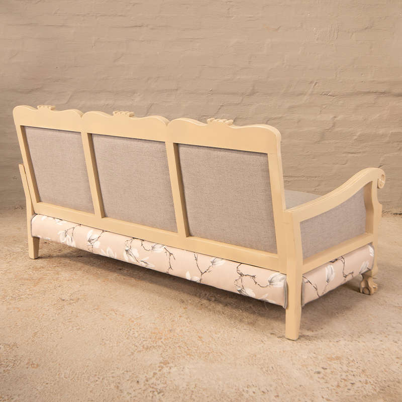Vintage Ball and Claw 3 Seater Sofa