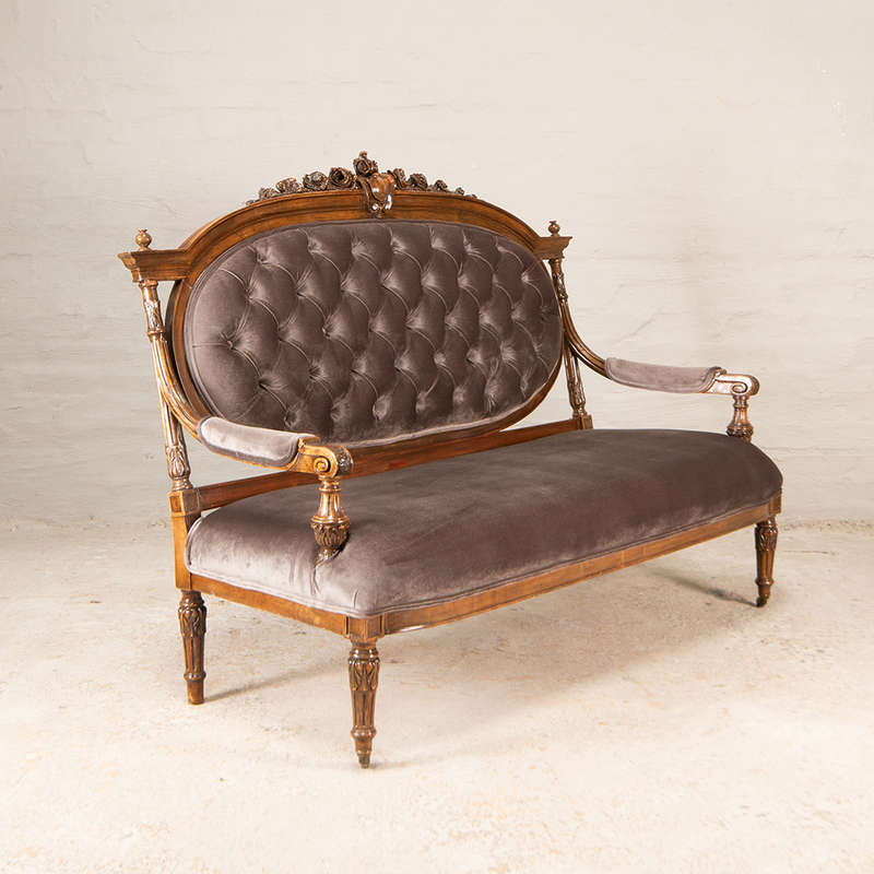 Antique Edwardian Settee