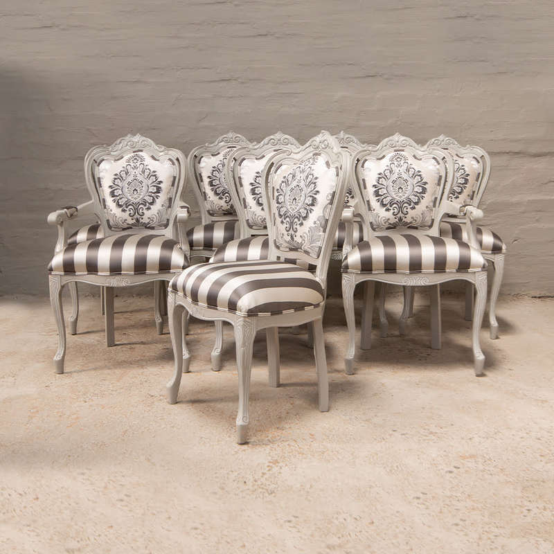 French Style Dining Chairs set of 8