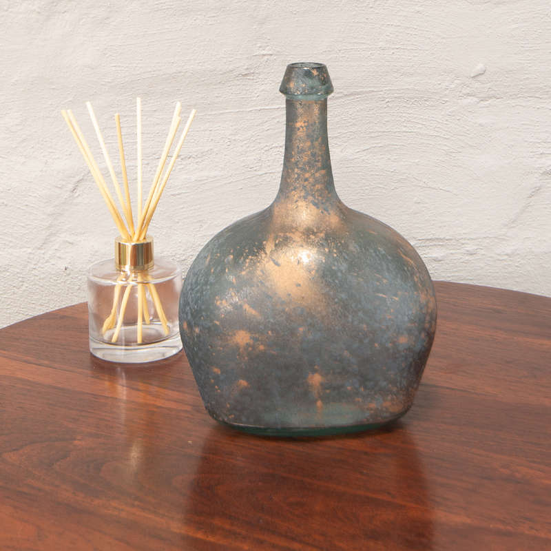 Rusty Blue bottle Vase