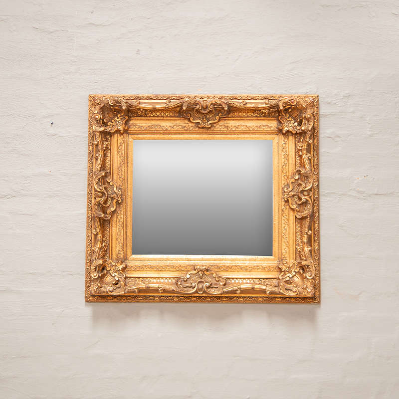 Antique Gilded Mirror