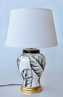 White and Black Lamp