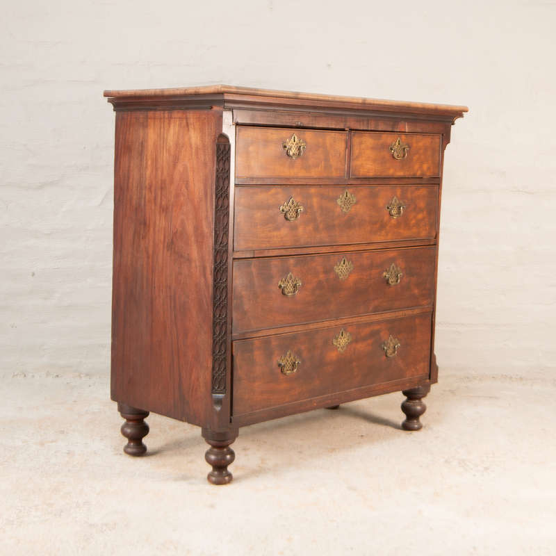 Chippendale Tall Boy Mahogany