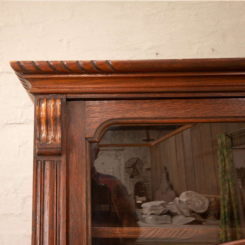 Antique Barley Twist Bookcase