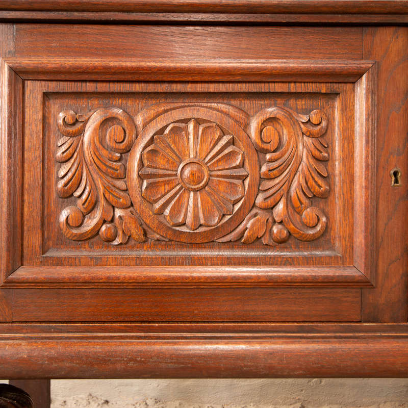 Antique Barley Twist Bookcase