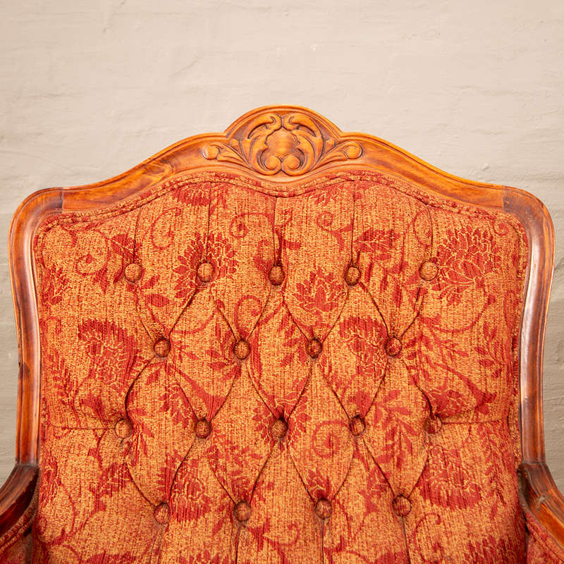 Continental Carved Armchairs