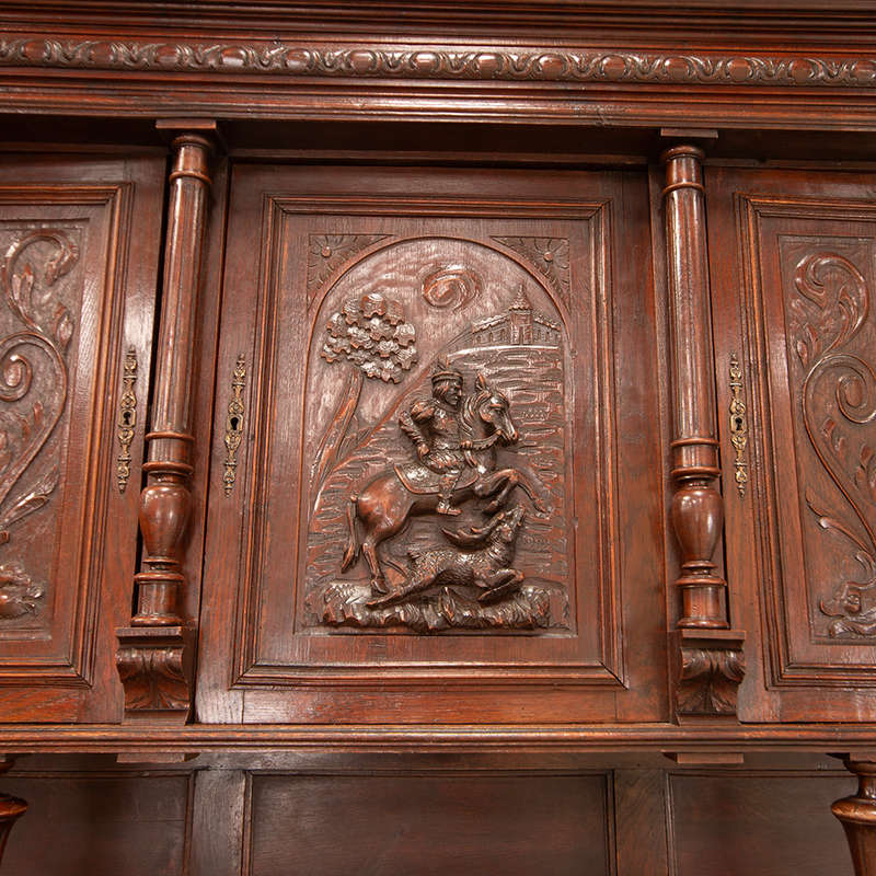 French Oak Cabinet