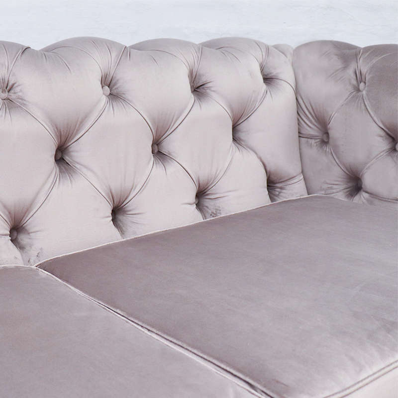 Chesterfield Sofa Dolphin Grey