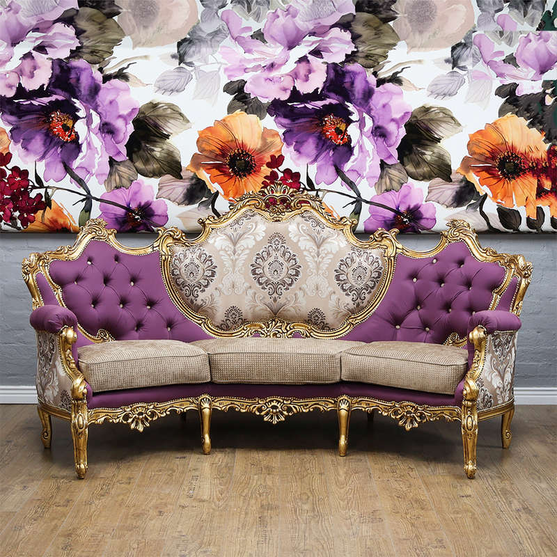 Italian Gilded Sofa