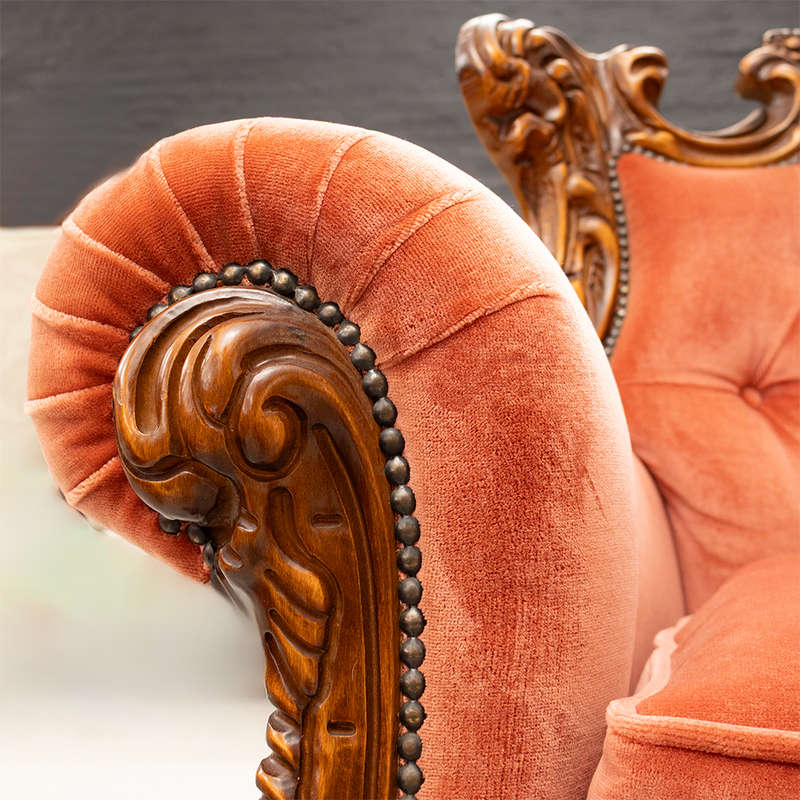 Heavily carved Sofa