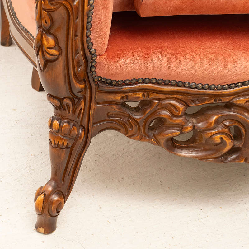 Heavily carved Sofa