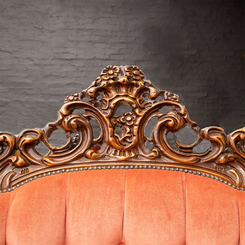 Heavily carved Sofa