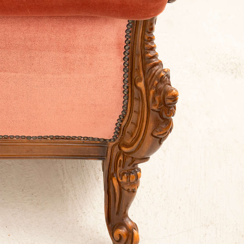Heavily carved Sofa