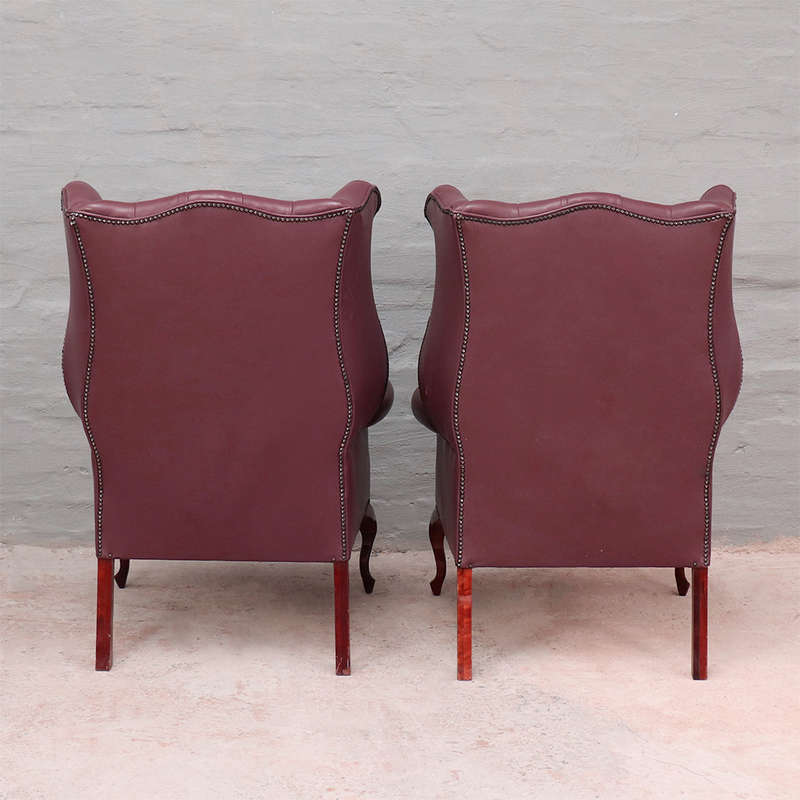 Leather Wingback Chairs