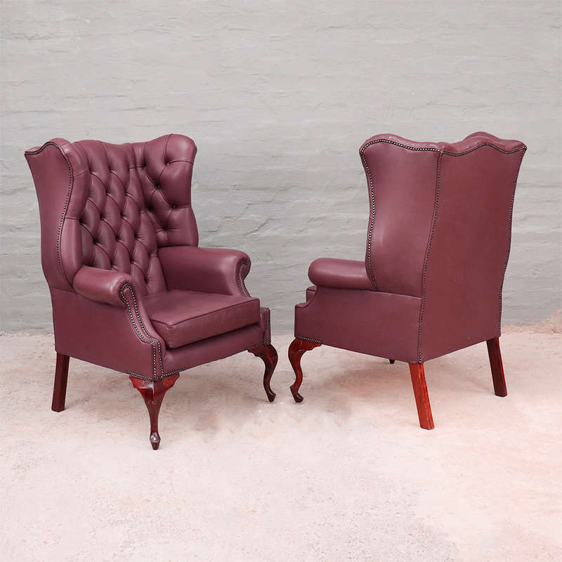 Leather Wingback Chairs