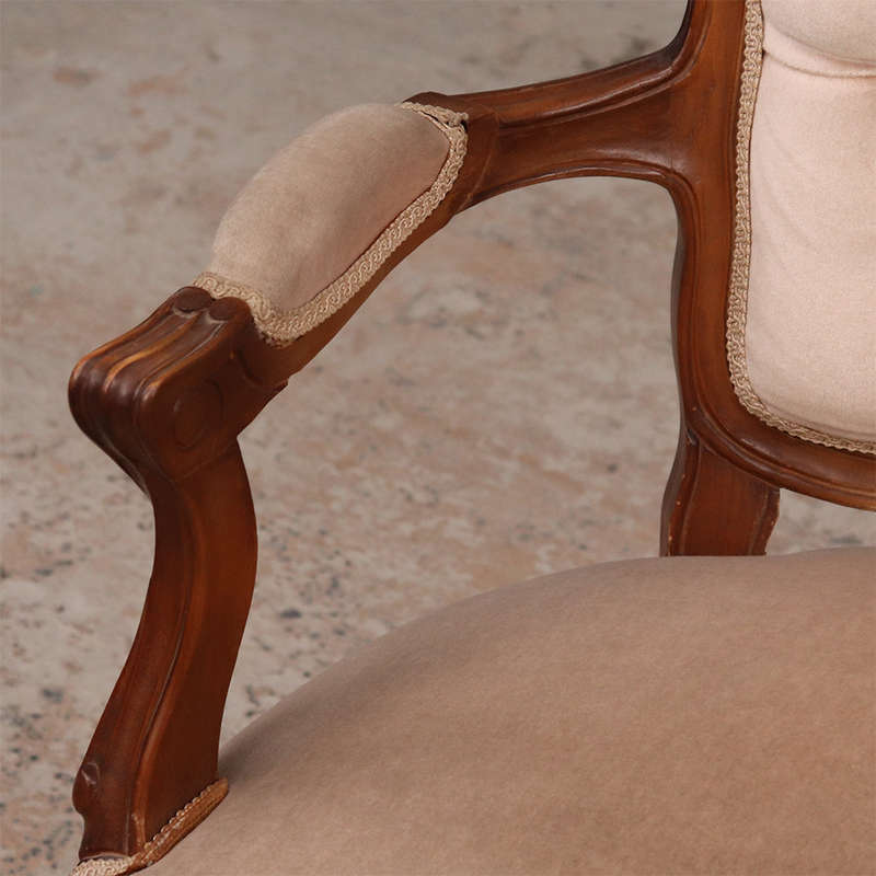 Victorian Walnut Armchairs