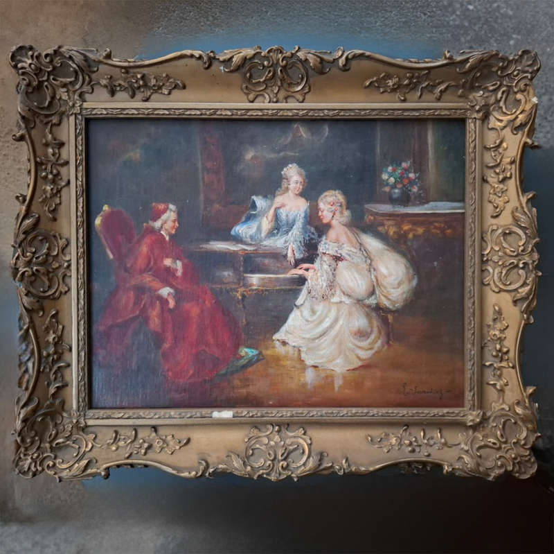 19/20th Century Oil on Board