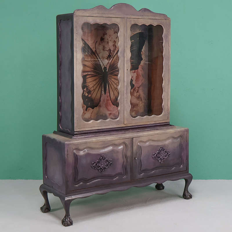 Painted Display Cabinet