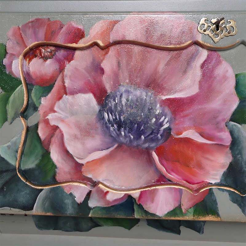 Writing Bureau Floral