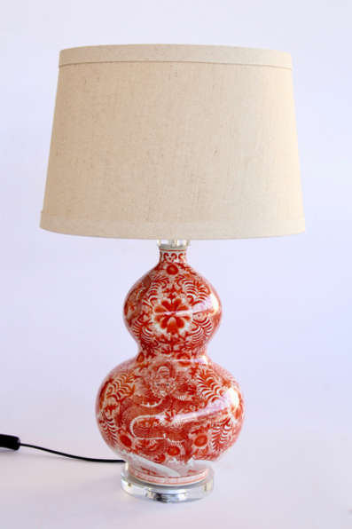 Red Dragon Lamp