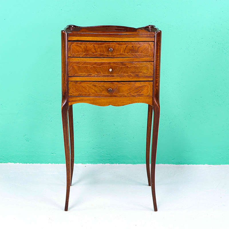 French Marquetry Pedestal