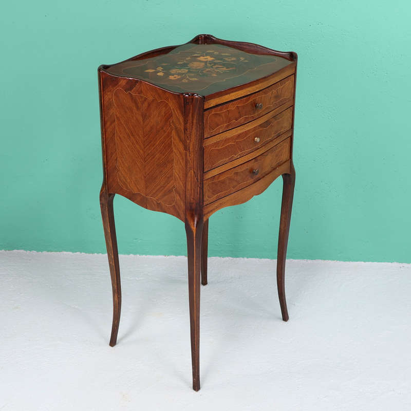 French Marquetry Pedestal
