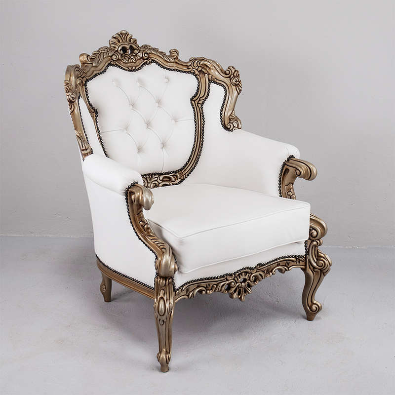 Italian Leather Armchair