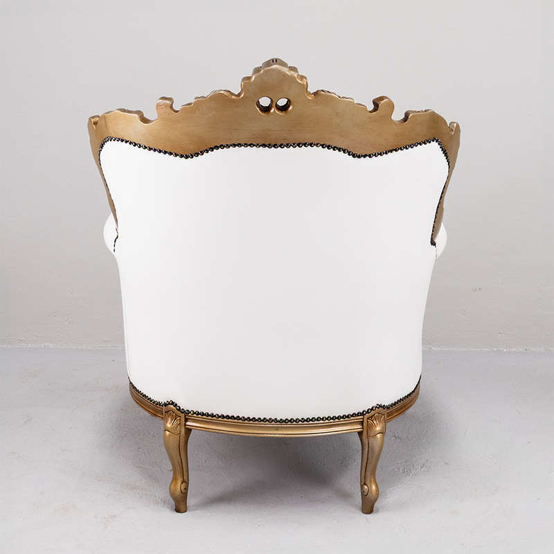Italian Leather Armchair