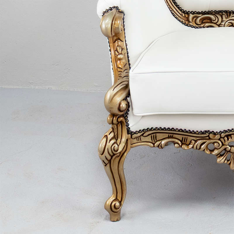 Italian Leather Armchair