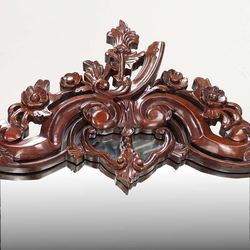 Carved Console with Mirror