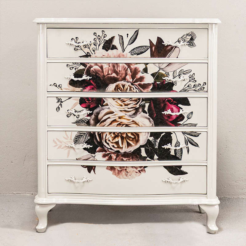 Floral Chest of Drawers