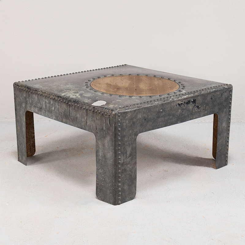 Industrial Square Coffee Table