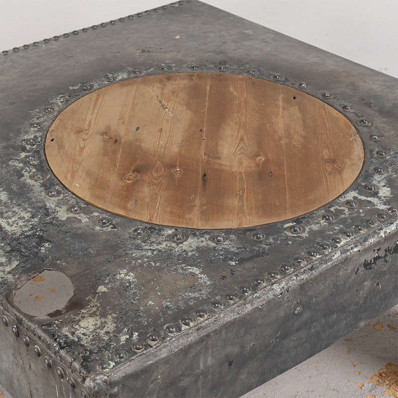 Industrial Square Coffee Table
