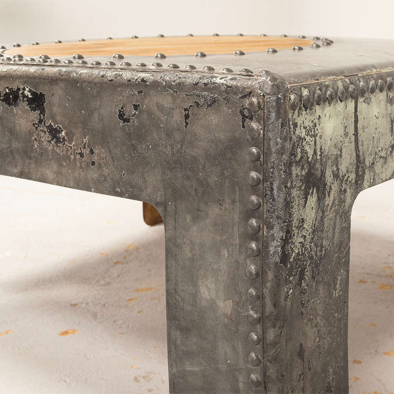 Industrial Square Coffee Table