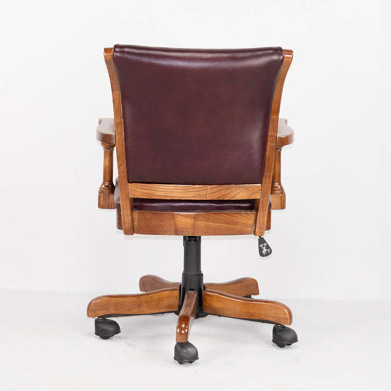 Vintage Leather Swivel Chair