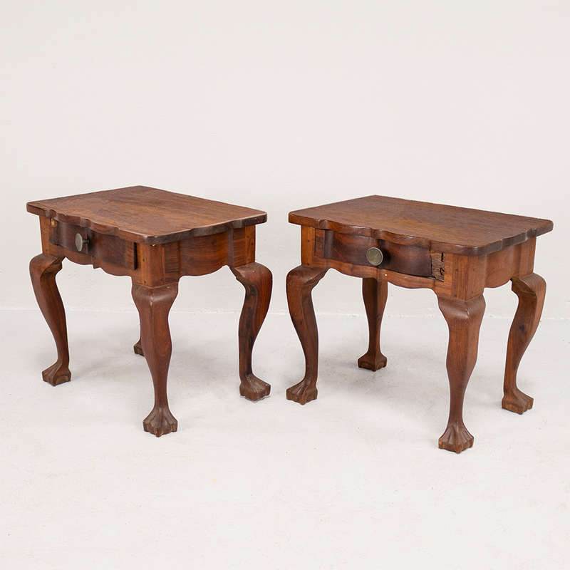 Solid wood Rustic Pedestals