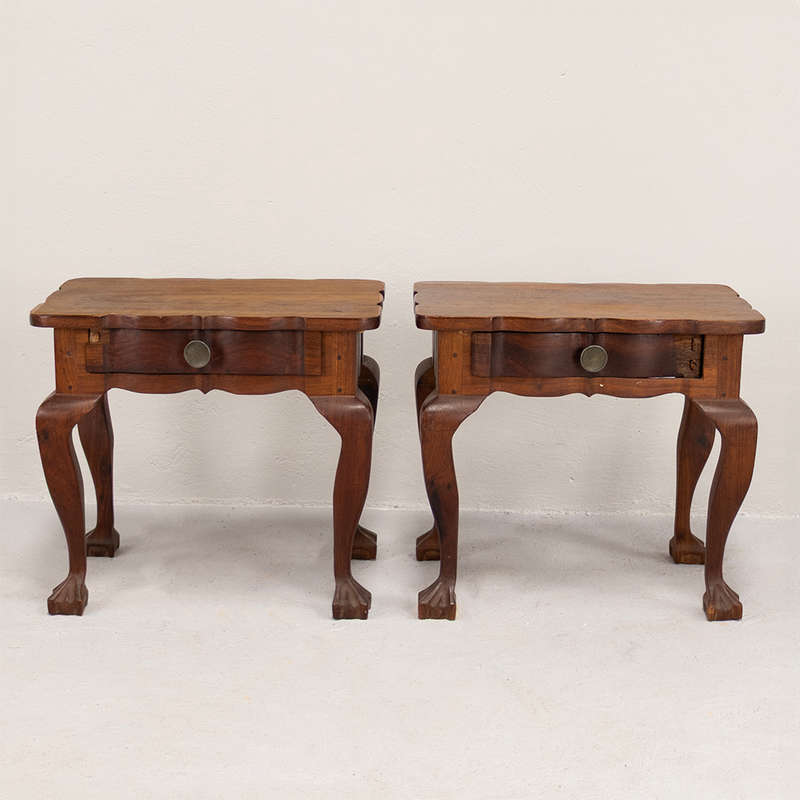 Solid wood Rustic Pedestals