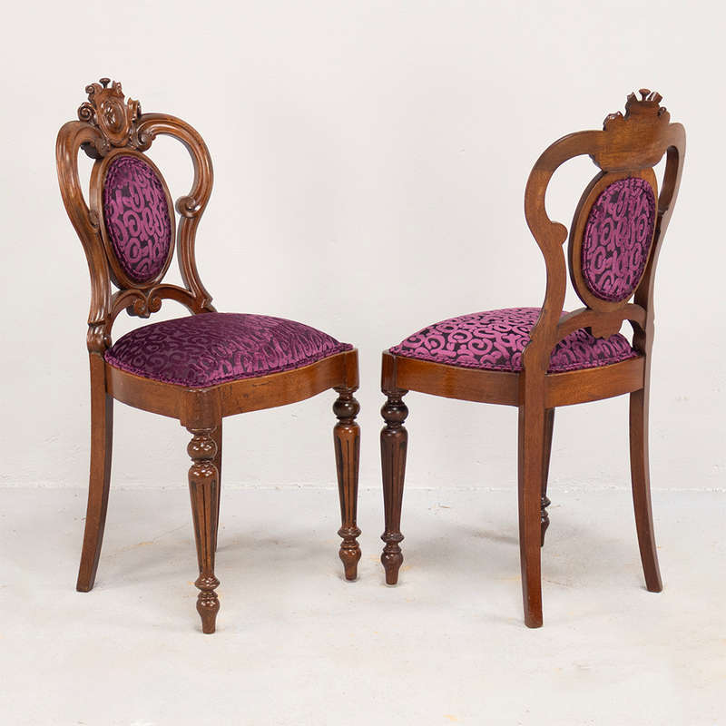 Petite Mahogany Dining Chairs