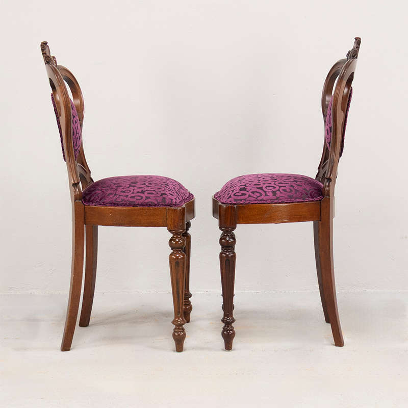 Petite Mahogany Dining Chairs
