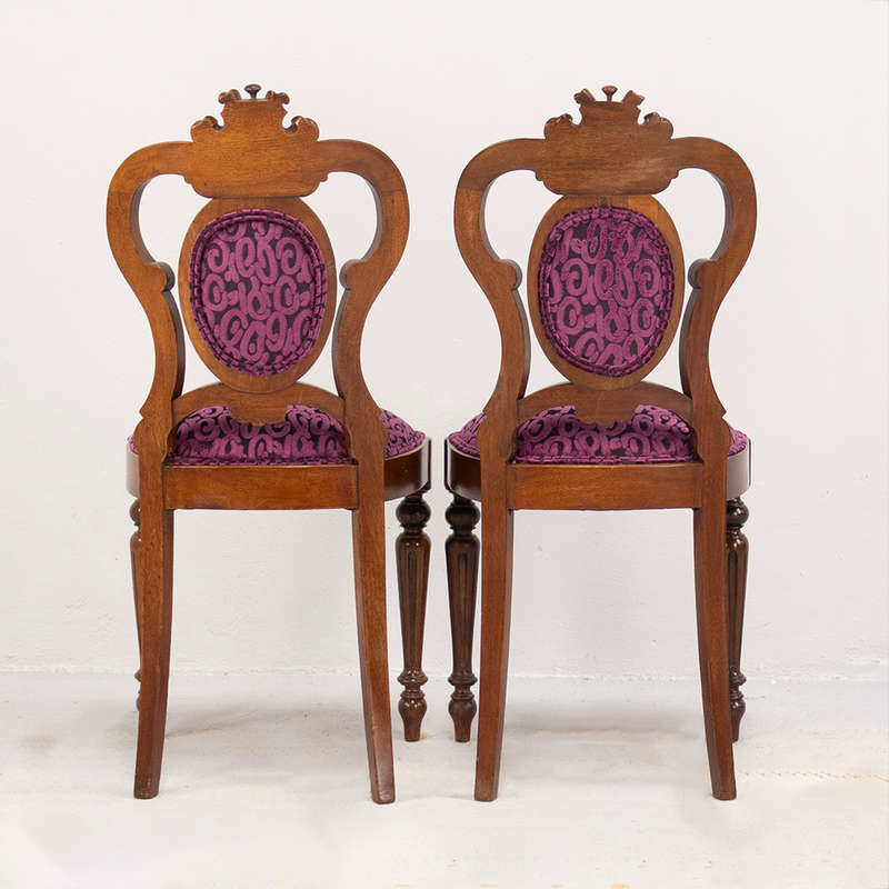 Petite Mahogany Dining Chairs