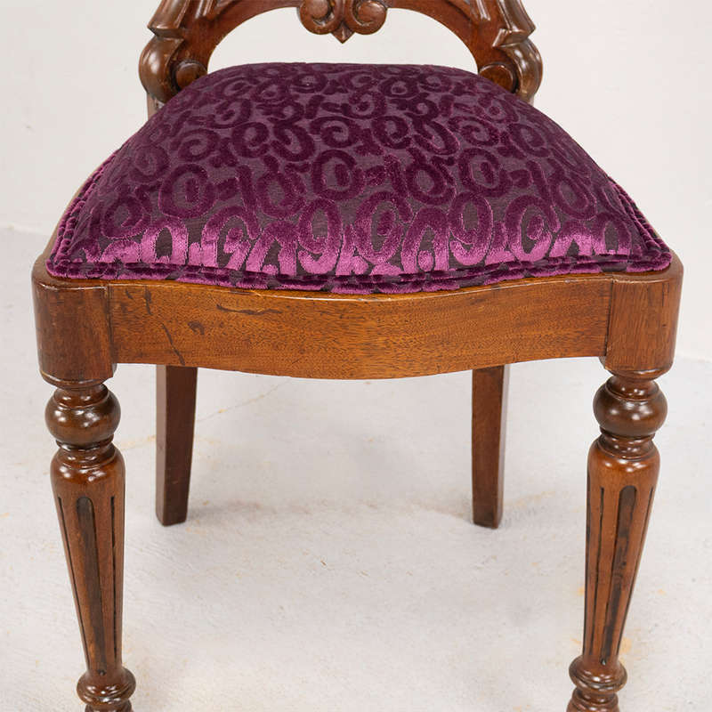 Petite Mahogany Dining Chairs