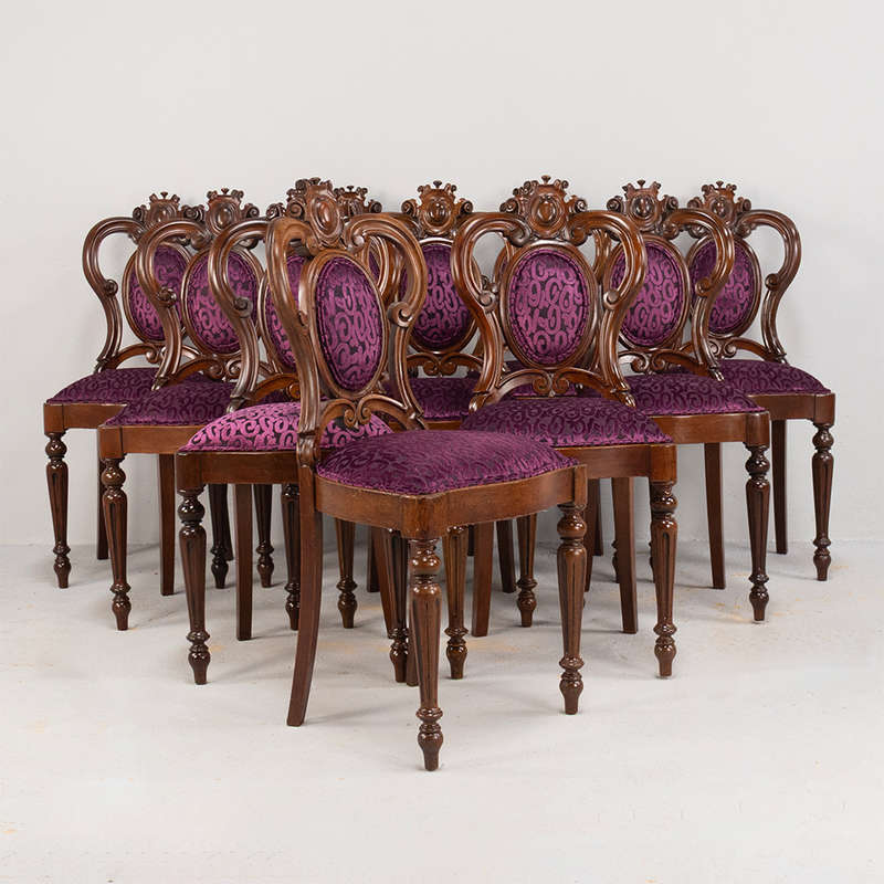 Petite Mahogany Dining Chairs