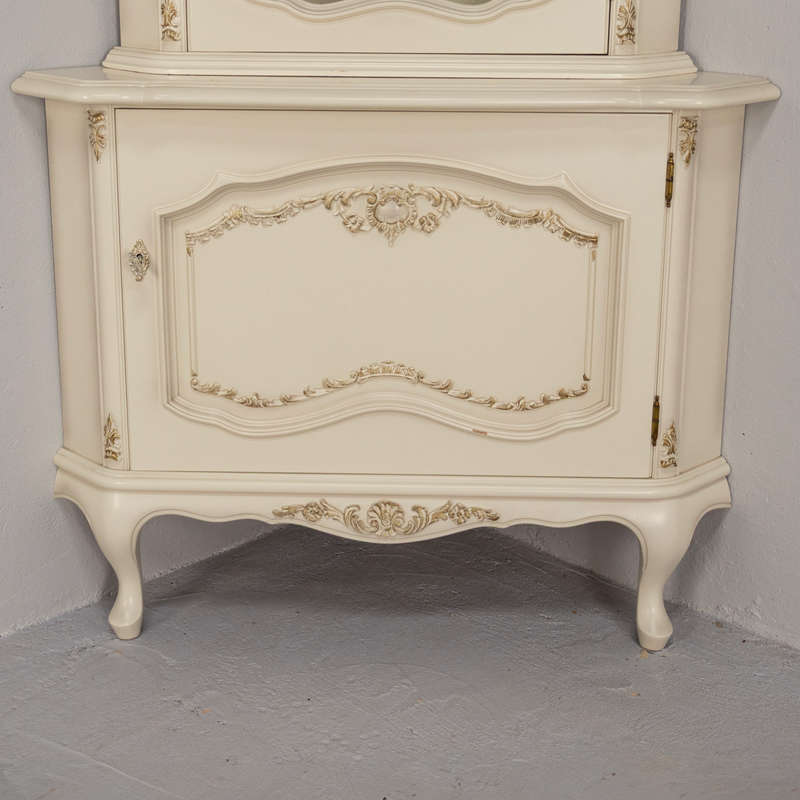 French corner Display Cabinet