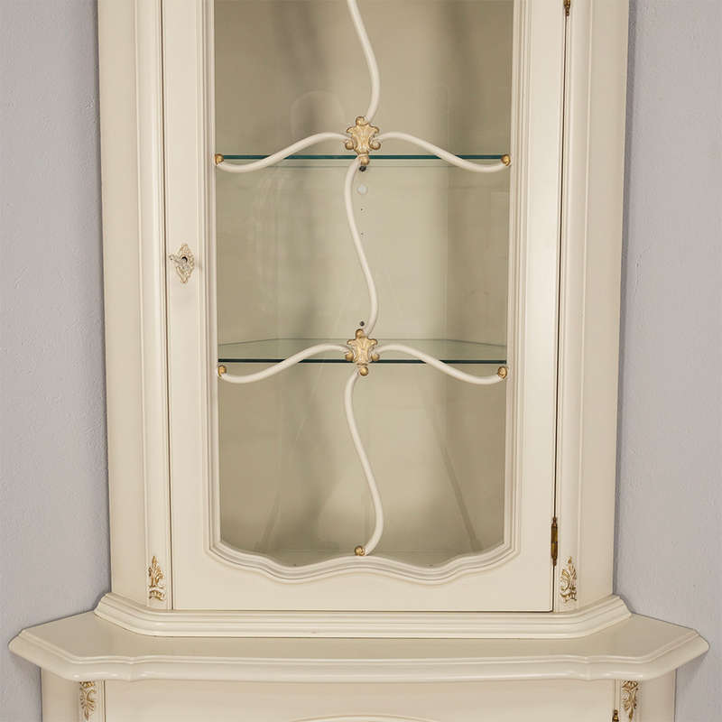 French corner Display Cabinet